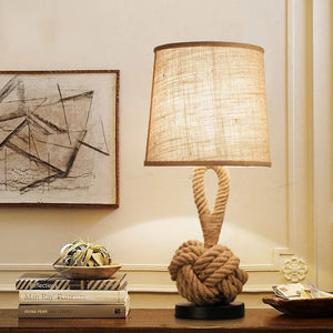 Rope-Knot Table Lamp