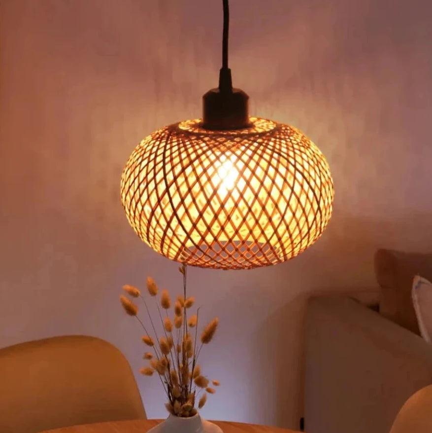 Handmade Bamboo Pendant Light