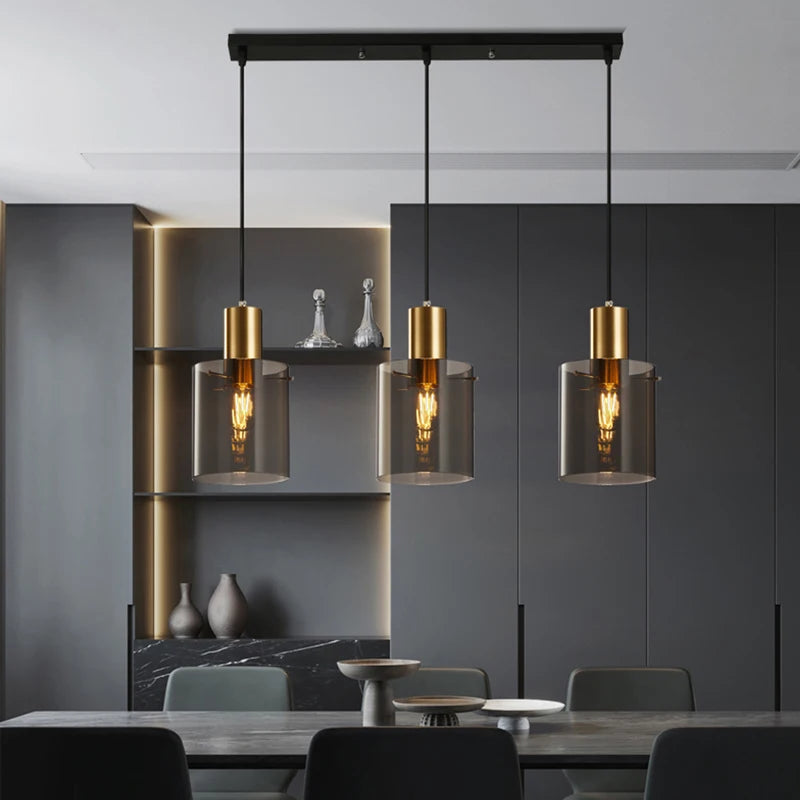 Contemporary Glass Pendant Light