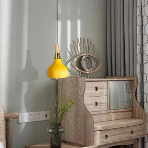 Vibrant Yellow Pendant Light