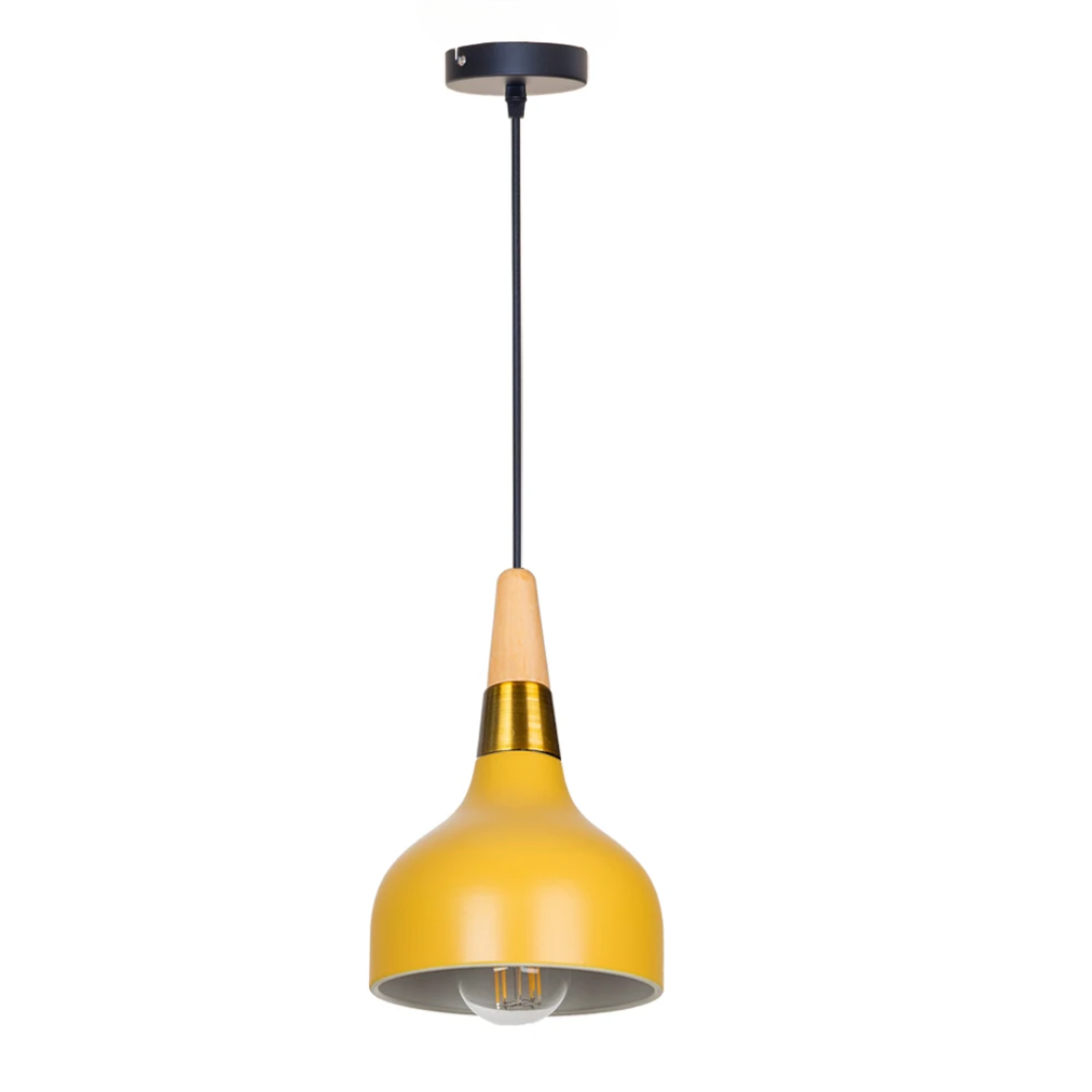 Vibrant Yellow Pendant Light