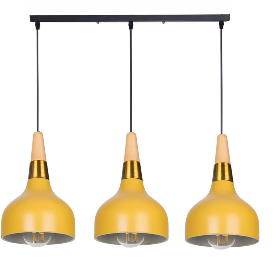 Vibrant Yellow Pendant Light